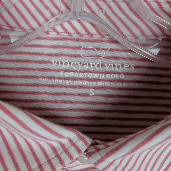 Vineyard Vines | Pink White Stripe Polo - H2 - Picture 5 of 5